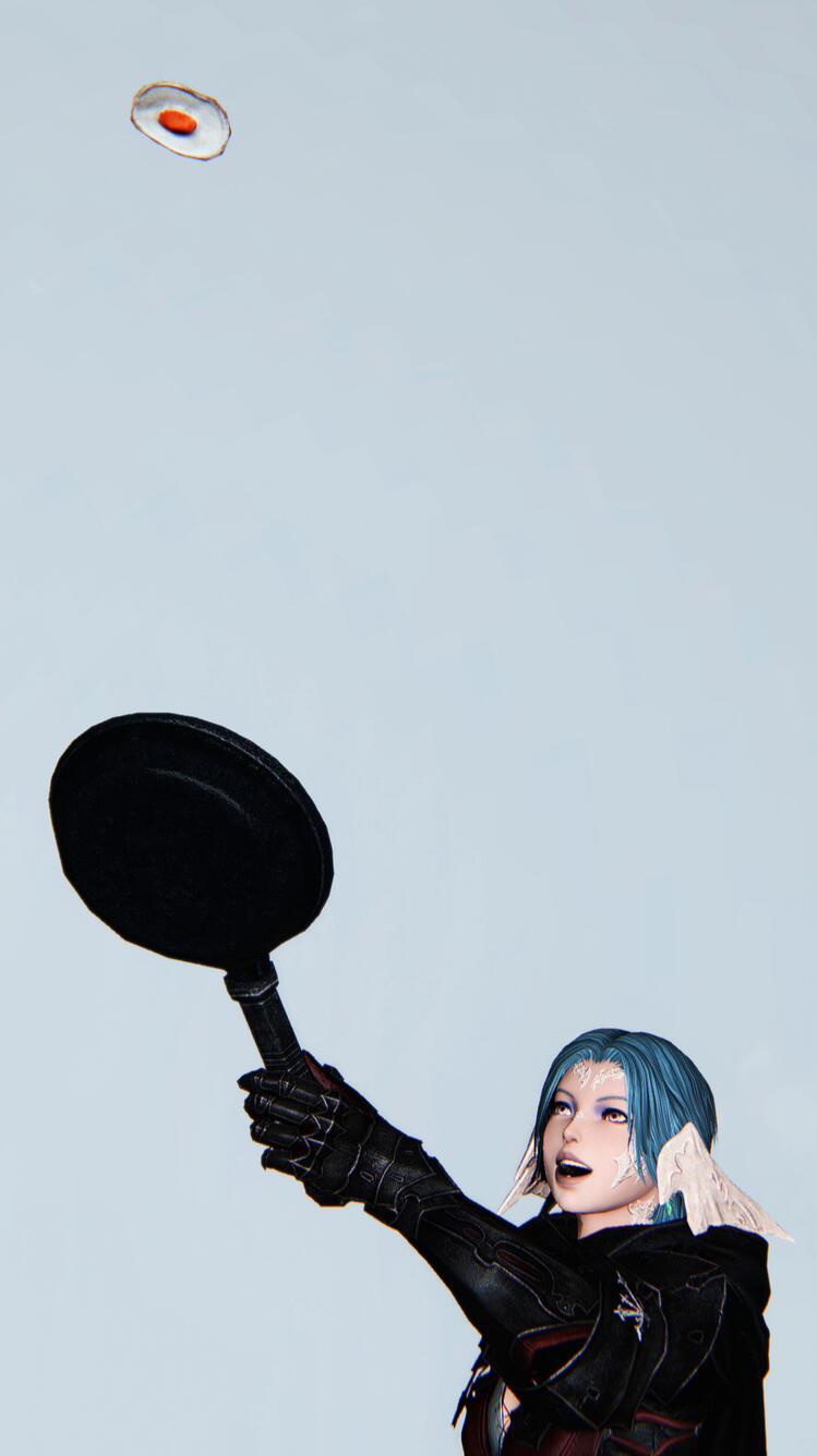 pp tosses an egg