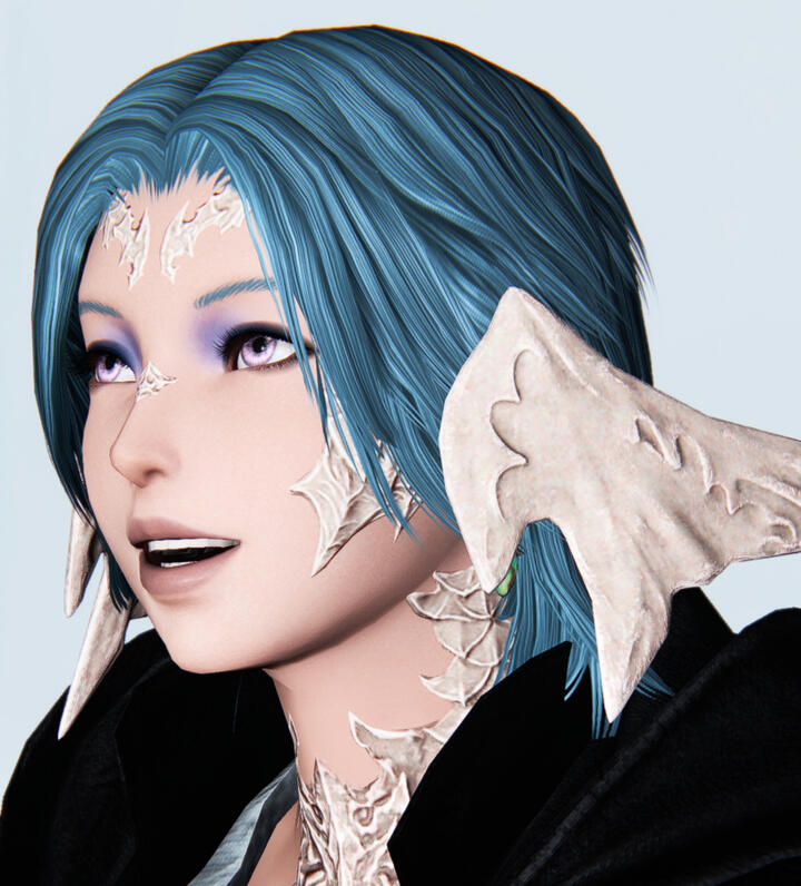 pp smiling facing the left